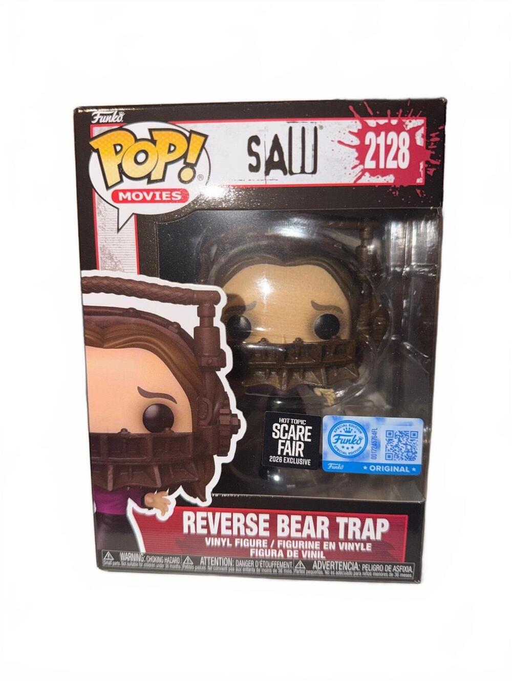 Funko Pop! Movies Saw Reverse Bear Trap Vinyl Figure #2128